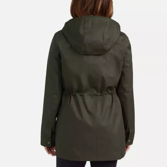 Hunter Ladies' Water Resistant Cotton Smock Rain Jacket - Picture 4 of 7